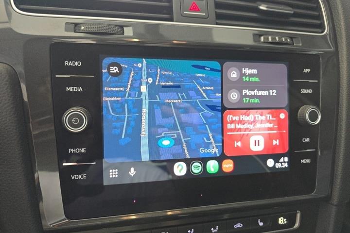 Sort VW Golf VII fra 2019