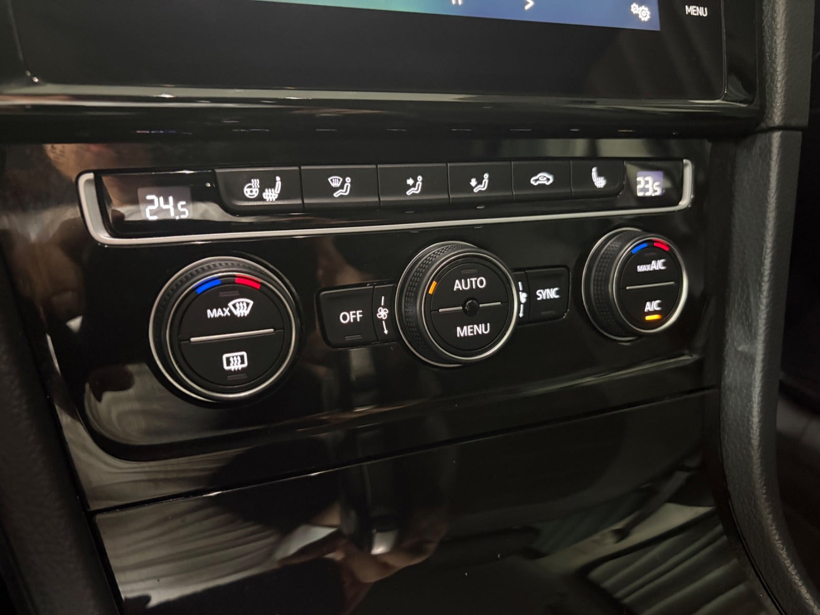 Sort VW Golf VII fra 2019