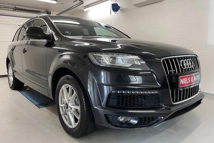 Sort Audi Q7 fra 2007