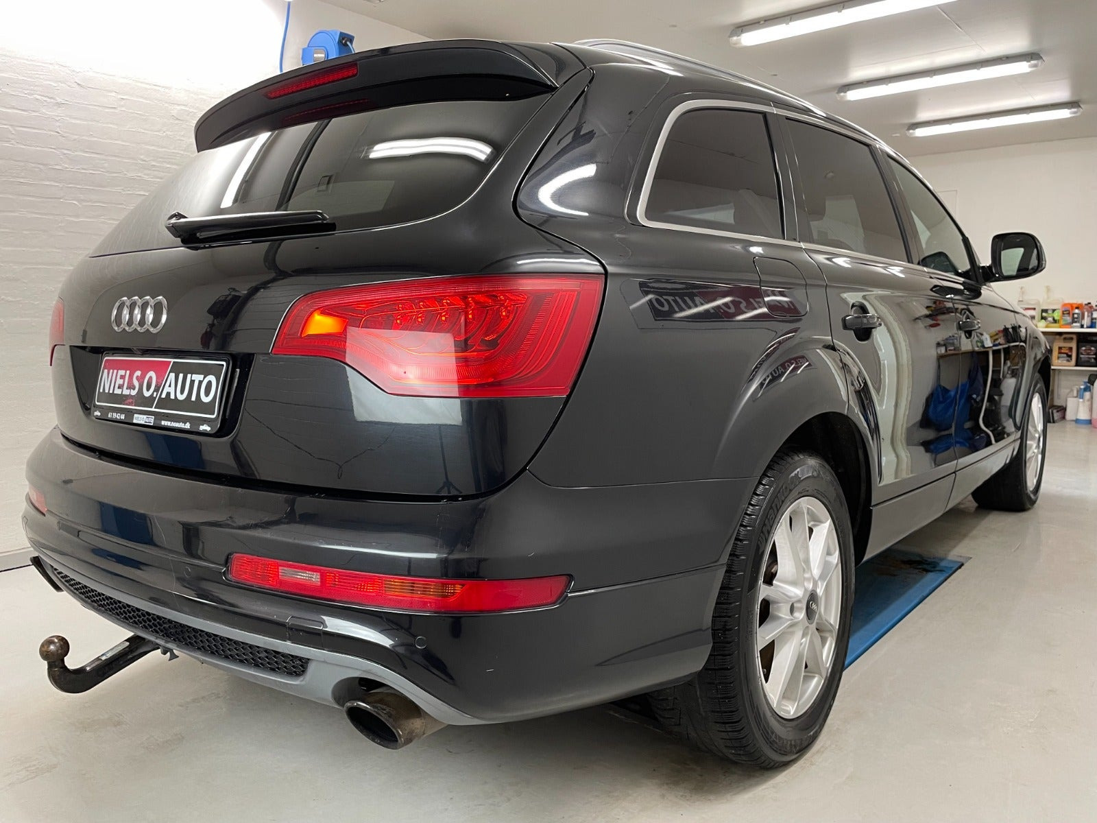 Sort Audi Q7 fra 2007