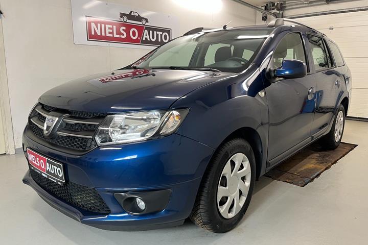 Blå Dacia Logan fra 2016