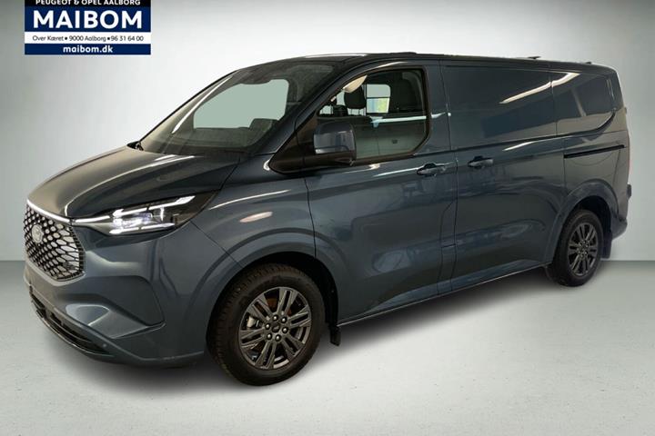 Blå Ford E-Transit Custom 320 L1 fra 2026