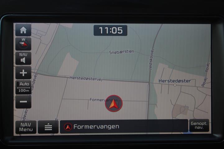 Blå Kia Niro fra 2019