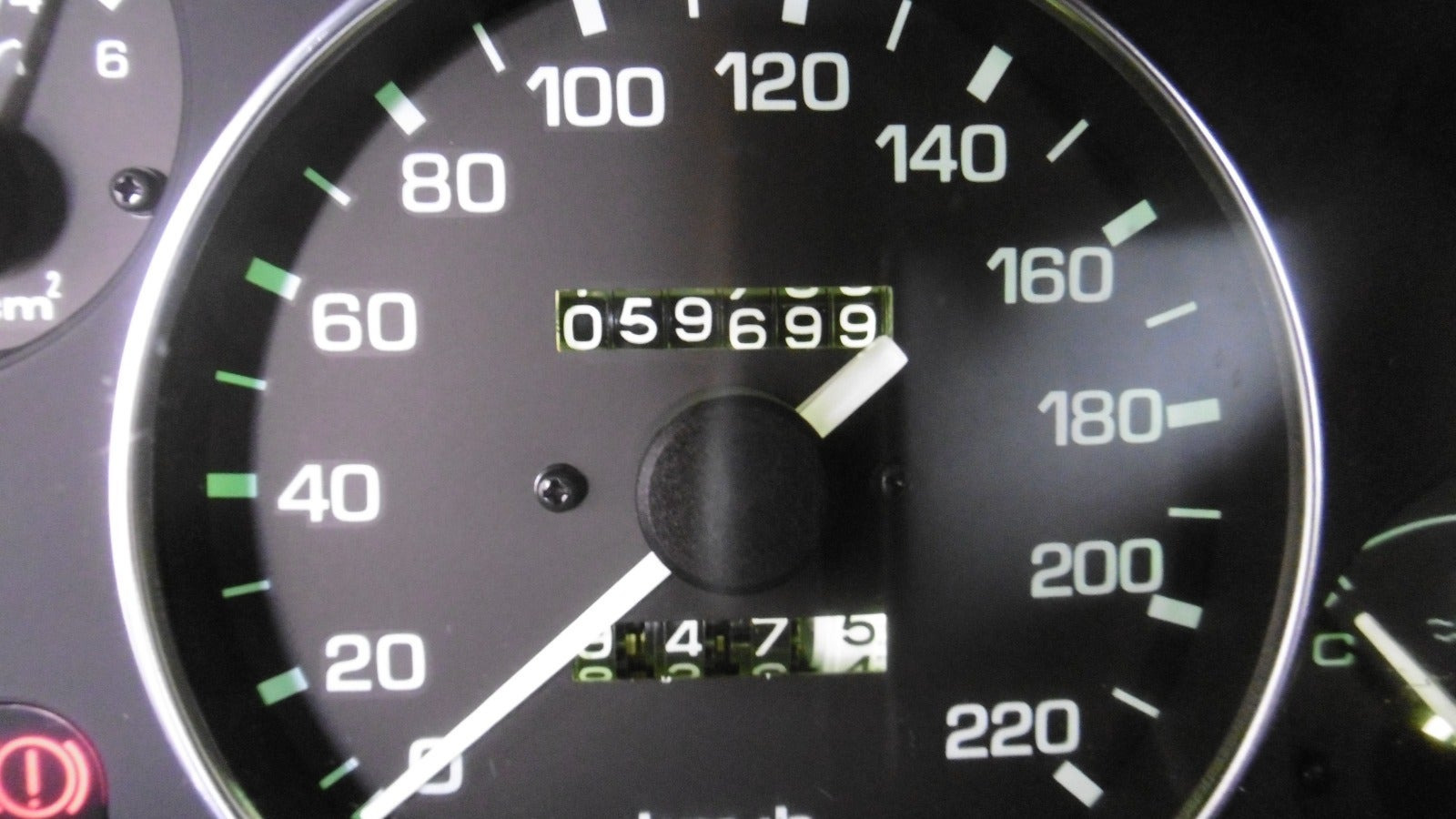 Rød Mazda MX-5 fra 1991