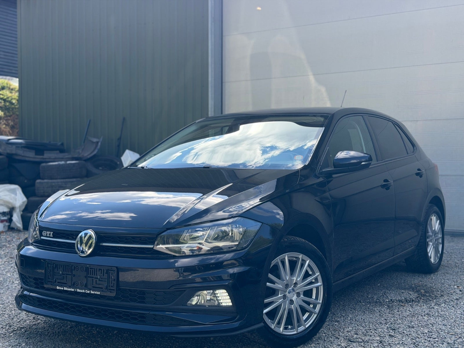 Sort VW Polo fra 2018