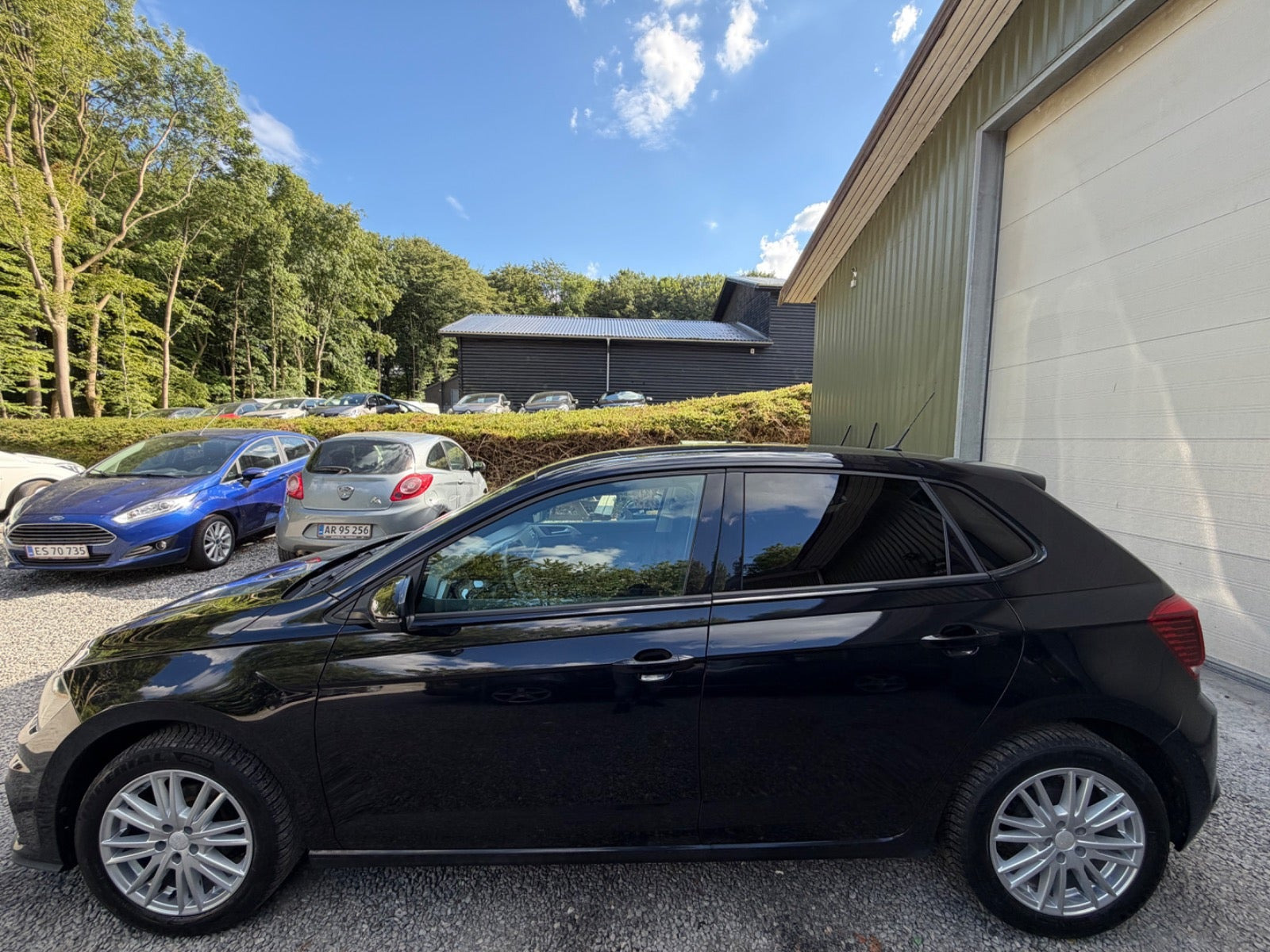 Sort VW Polo fra 2018