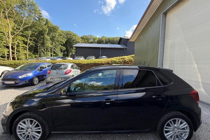 Sort VW Polo fra 2018