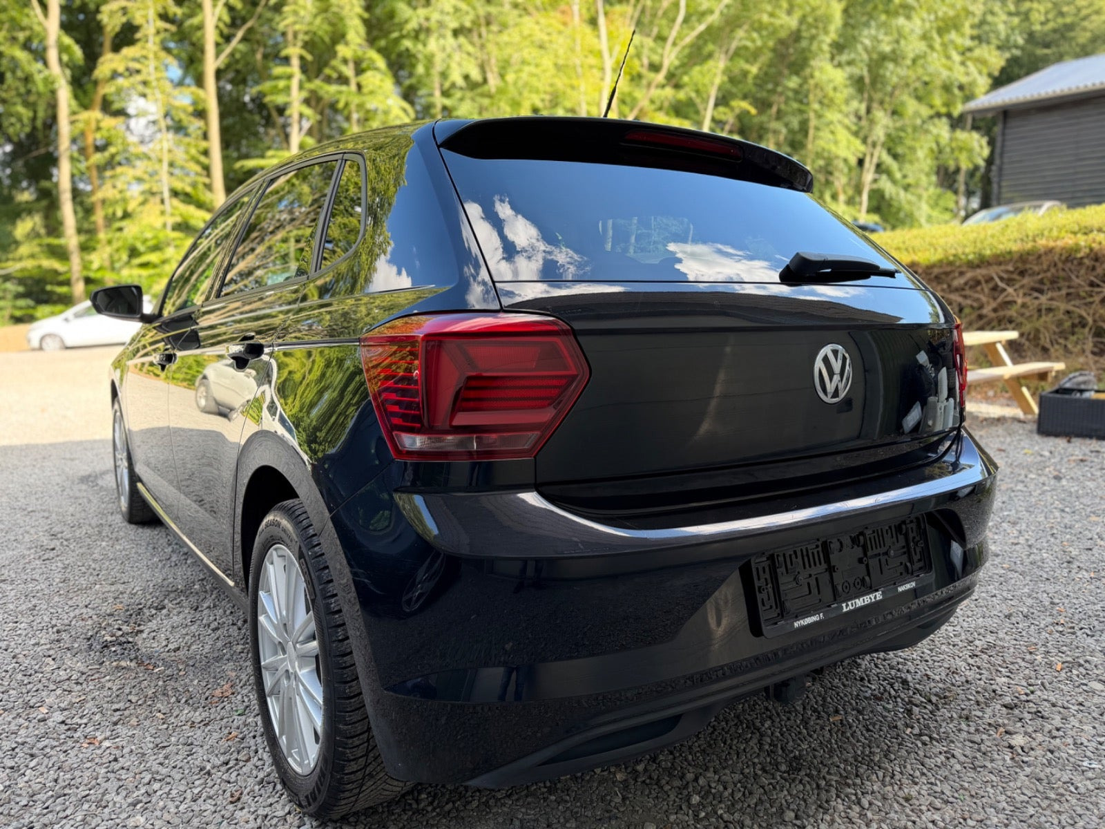 Sort VW Polo fra 2018