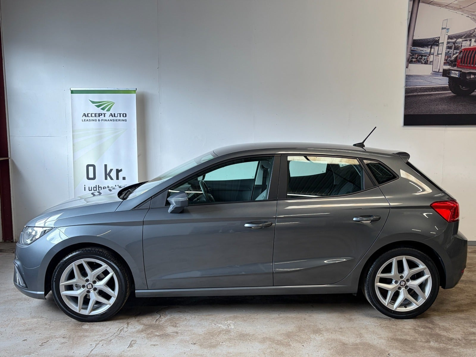 Grå Seat Ibiza fra 2018