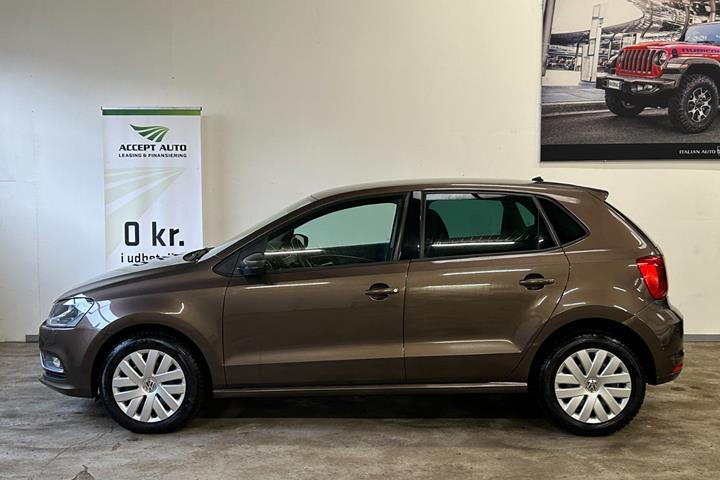 Brun VW Polo fra 2016