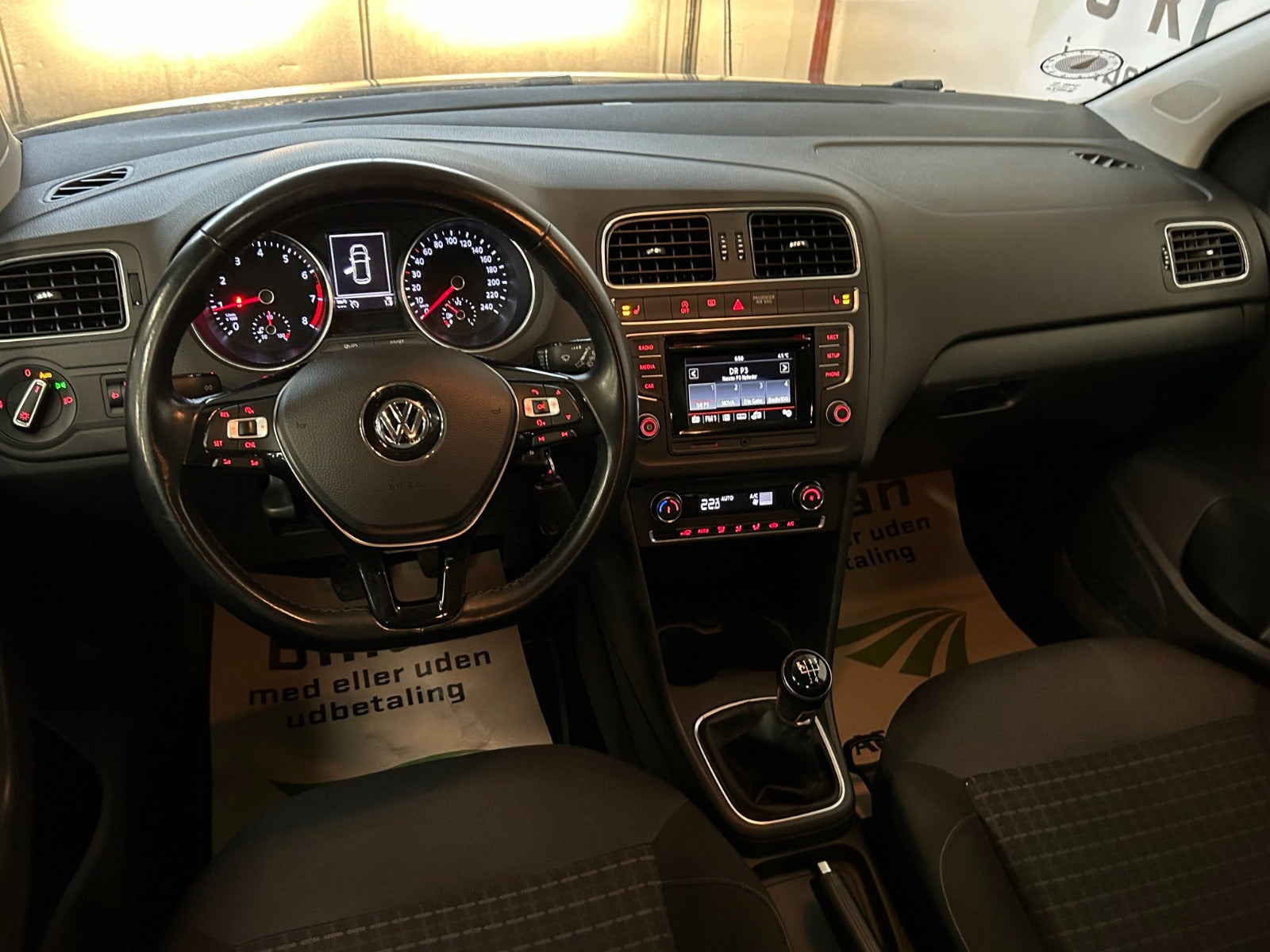 Brun VW Polo fra 2016