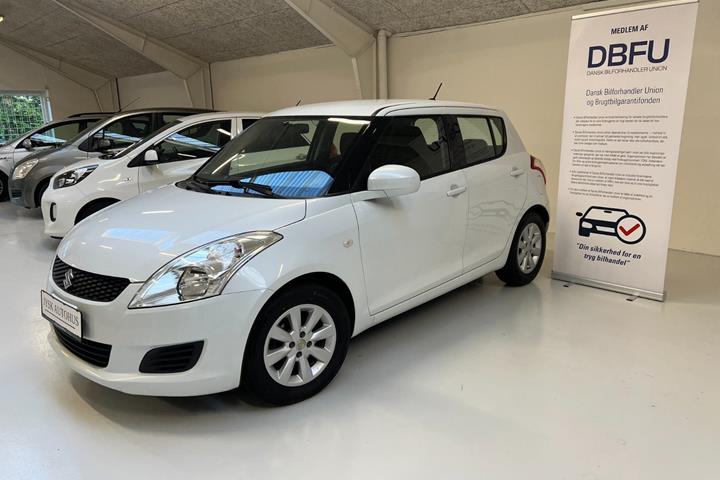 Hvid Suzuki Swift fra 2012