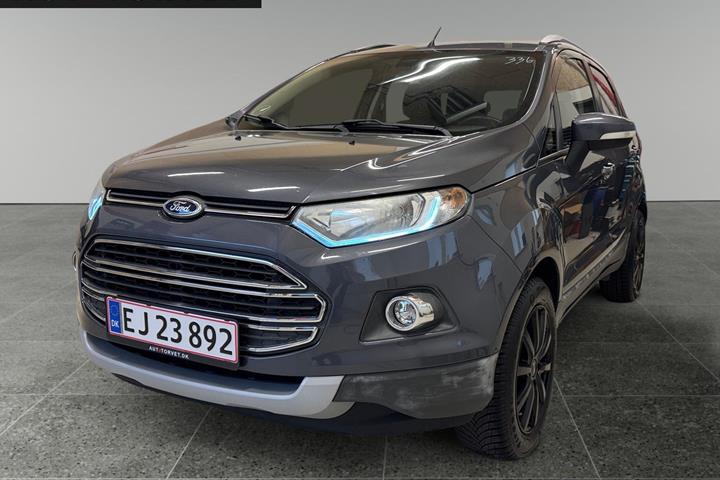 Grå Ford EcoSport fra 2016 set udefra