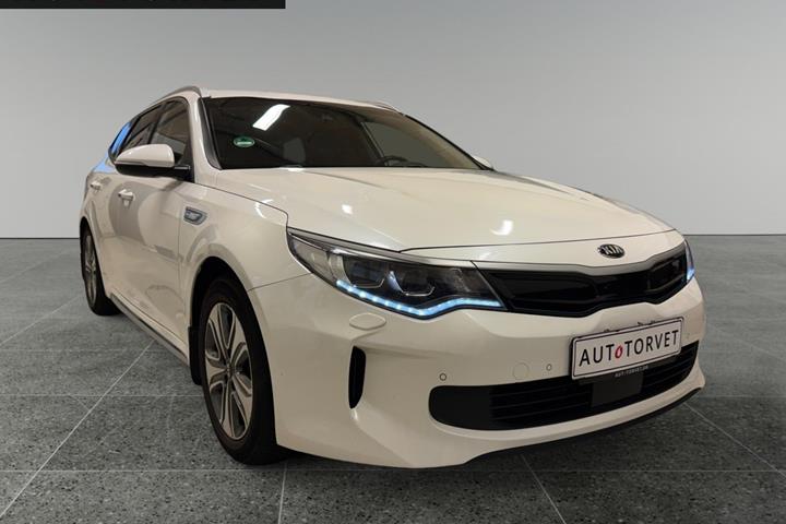 Hvid Kia Optima fra 2017
