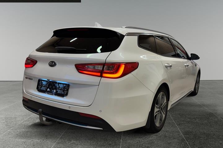 Hvid Kia Optima fra 2017