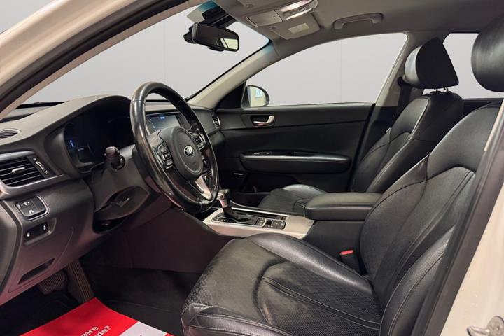 Hvid Kia Optima fra 2017