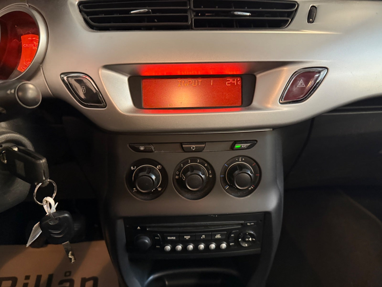 Sølv Citroën C3 fra 2011