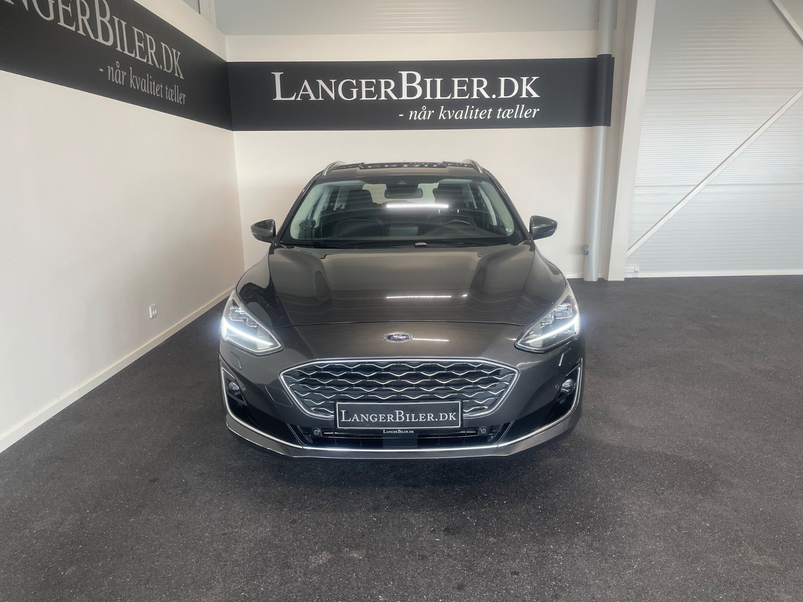 Grå Ford Focus fra 2019
