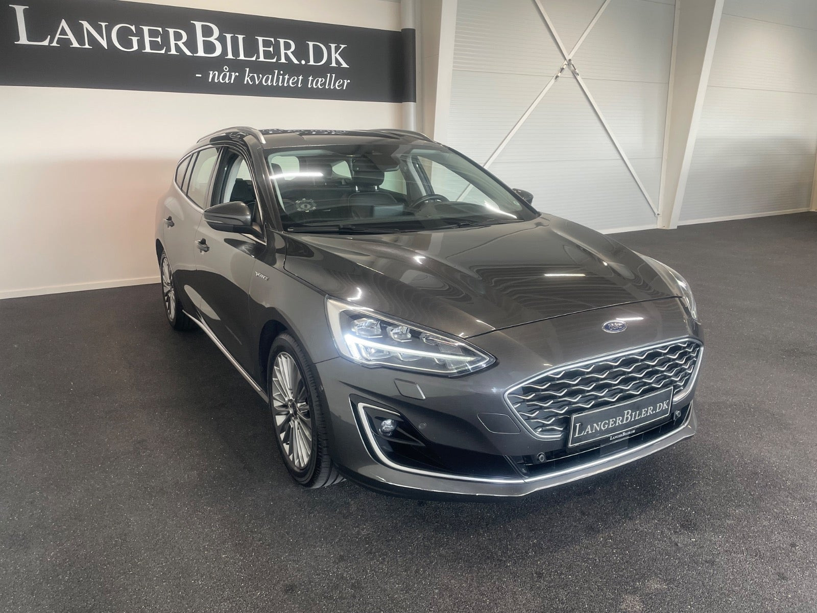Grå Ford Focus fra 2019