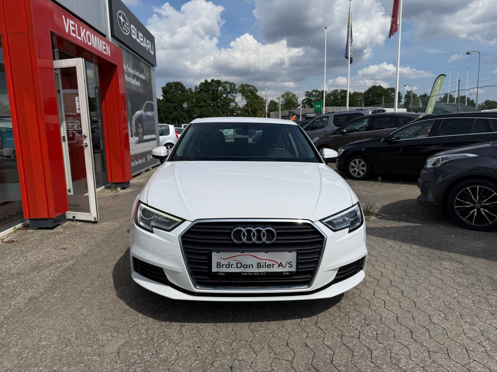 Hvid Audi A3 fra 2019
