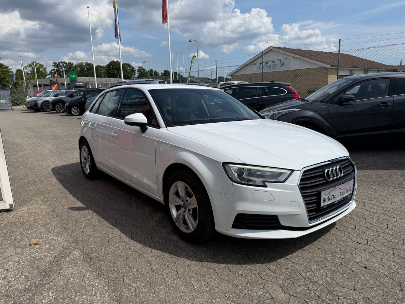 Hvid Audi A3 fra 2019