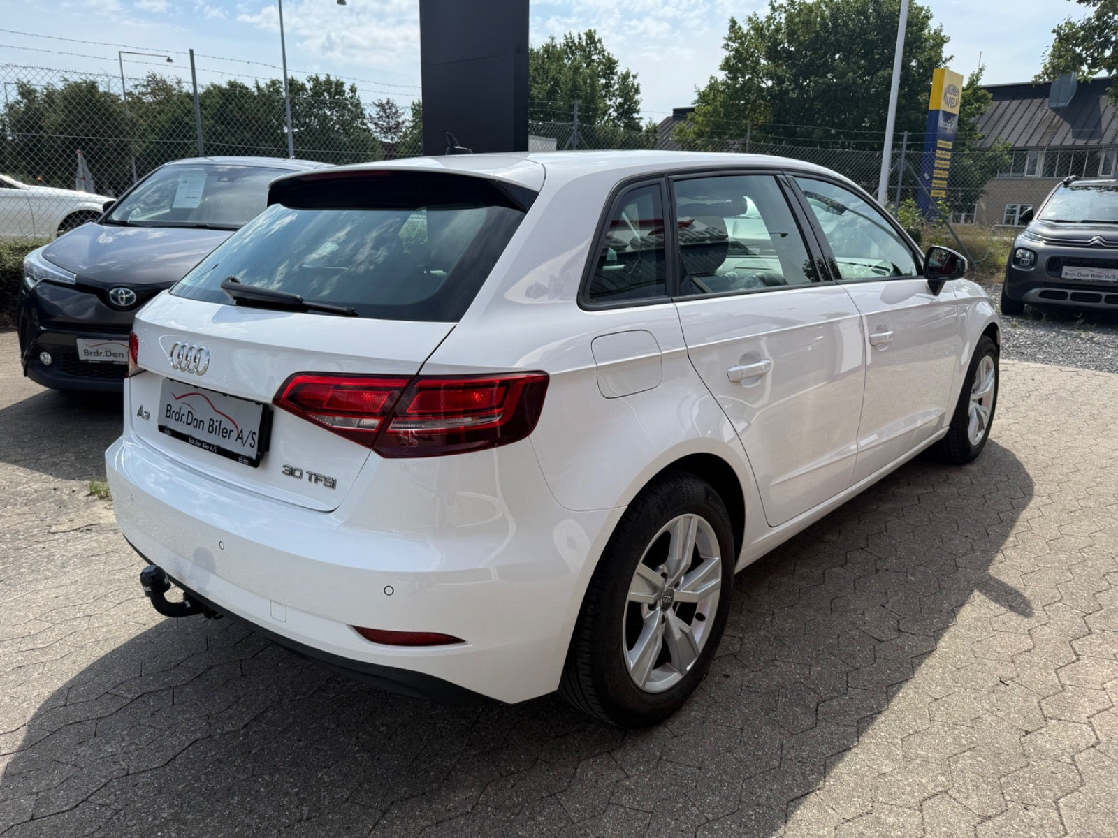 Hvid Audi A3 fra 2019