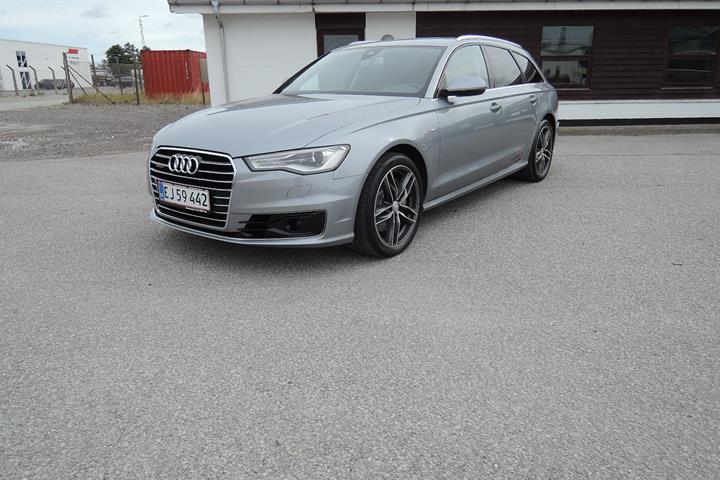 Sølv Audi A6 fra 2015