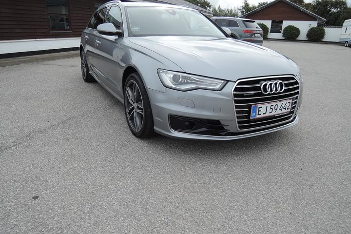 Sølv Audi A6 fra 2015