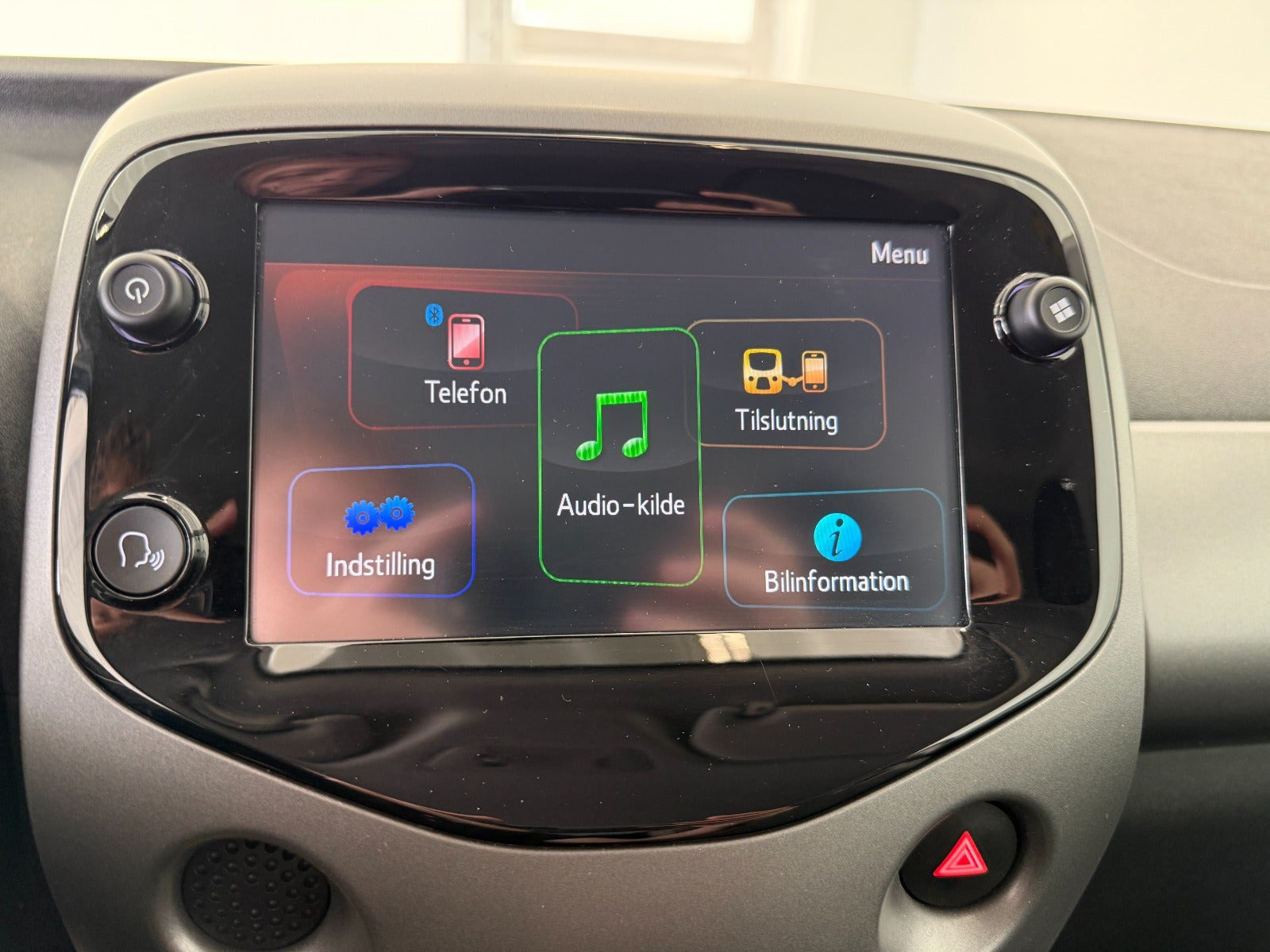 Hvid Toyota Aygo fra 2020