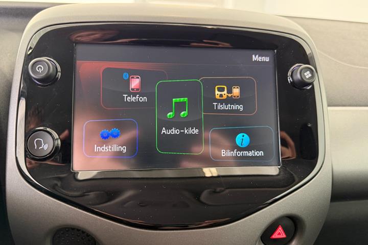 Hvid Toyota Aygo fra 2020