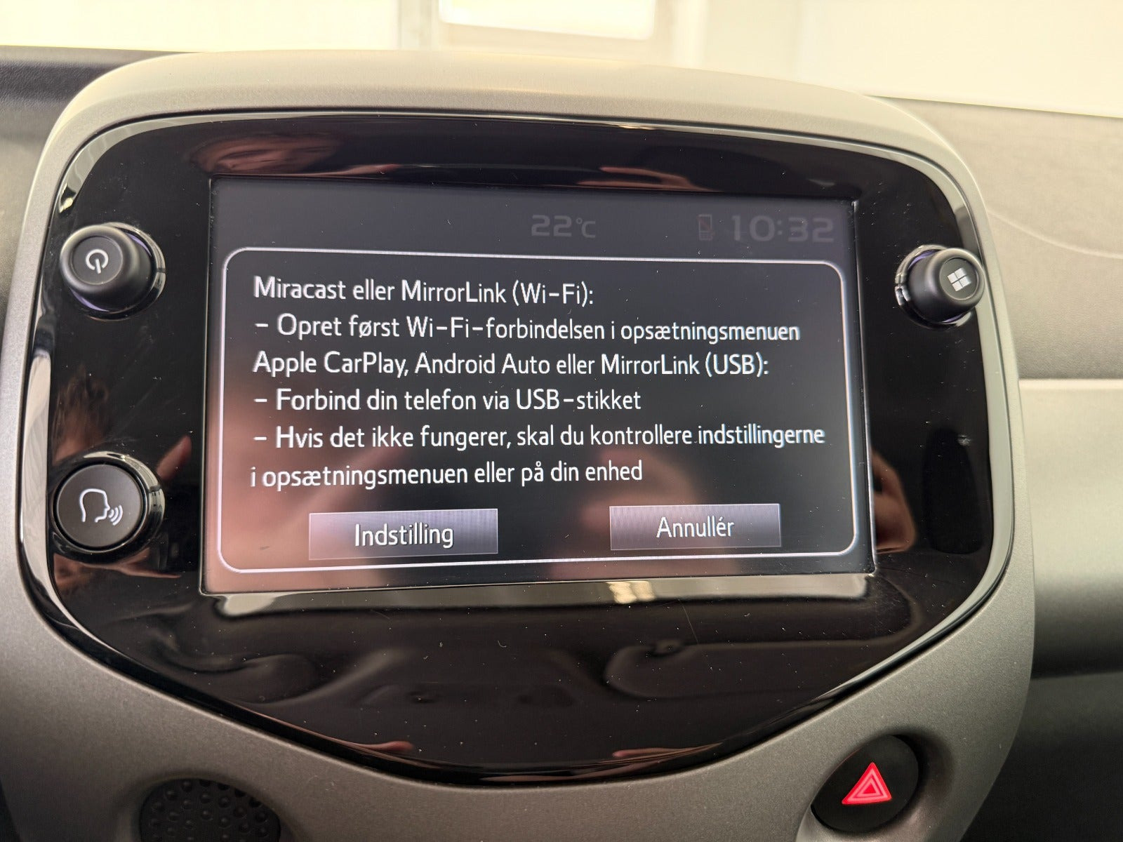 Hvid Toyota Aygo fra 2020