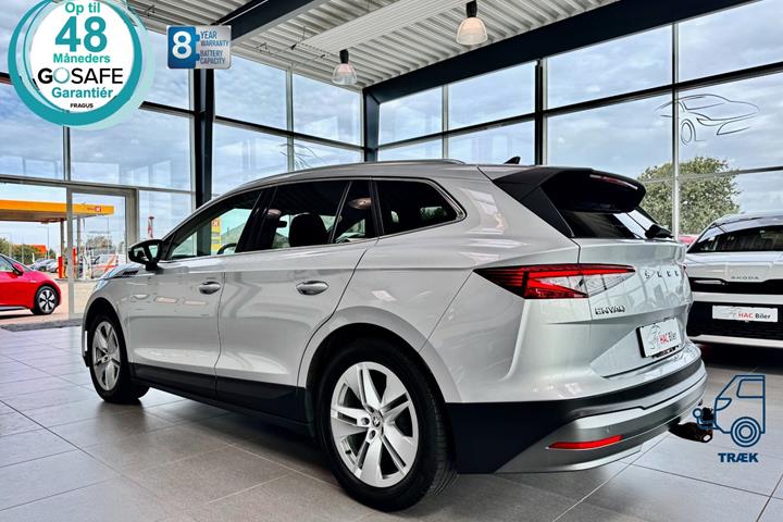 Gul Skoda Enyaq fra 2021