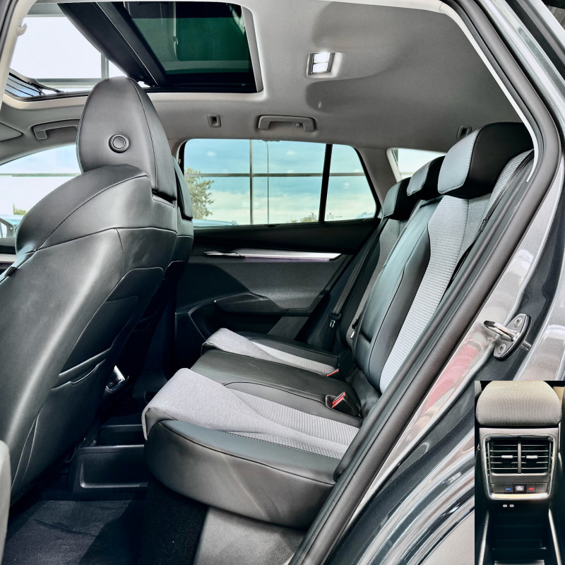 Grå Skoda Enyaq fra 2025