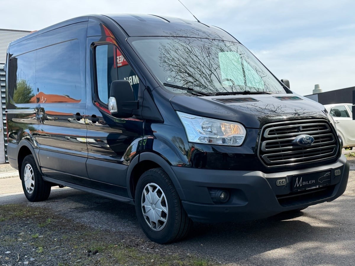 Sort Ford Transit 350 L2 Van fra 2017