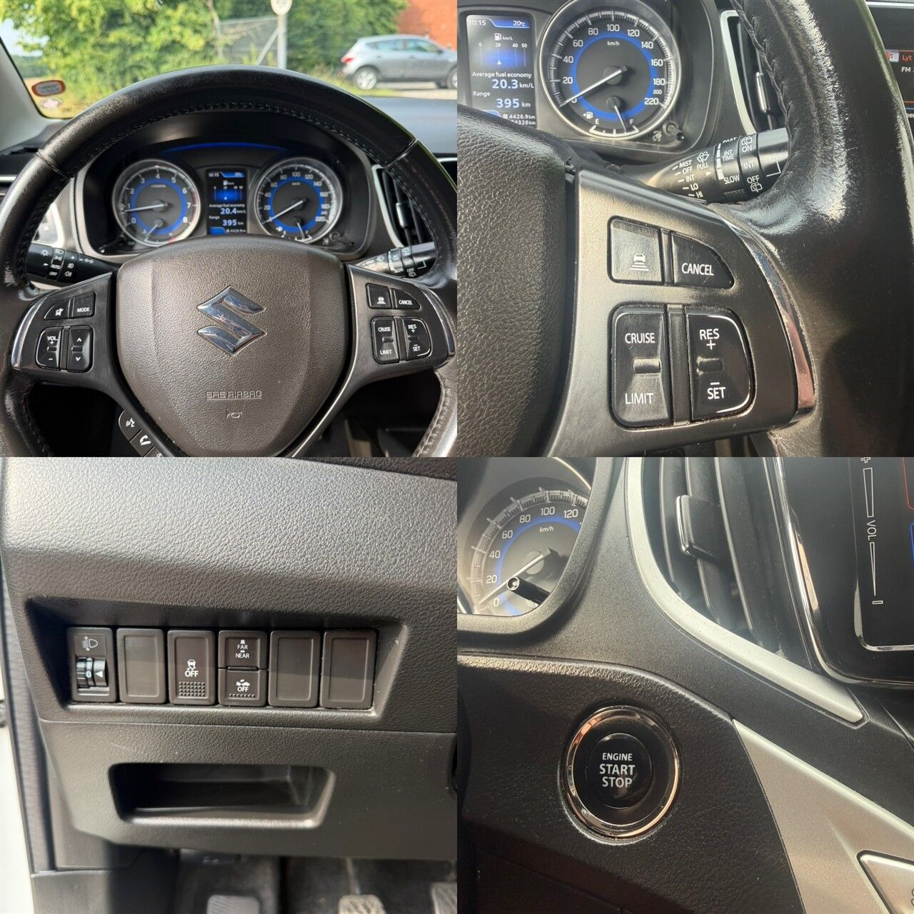 Hvid Suzuki Baleno fra 2017