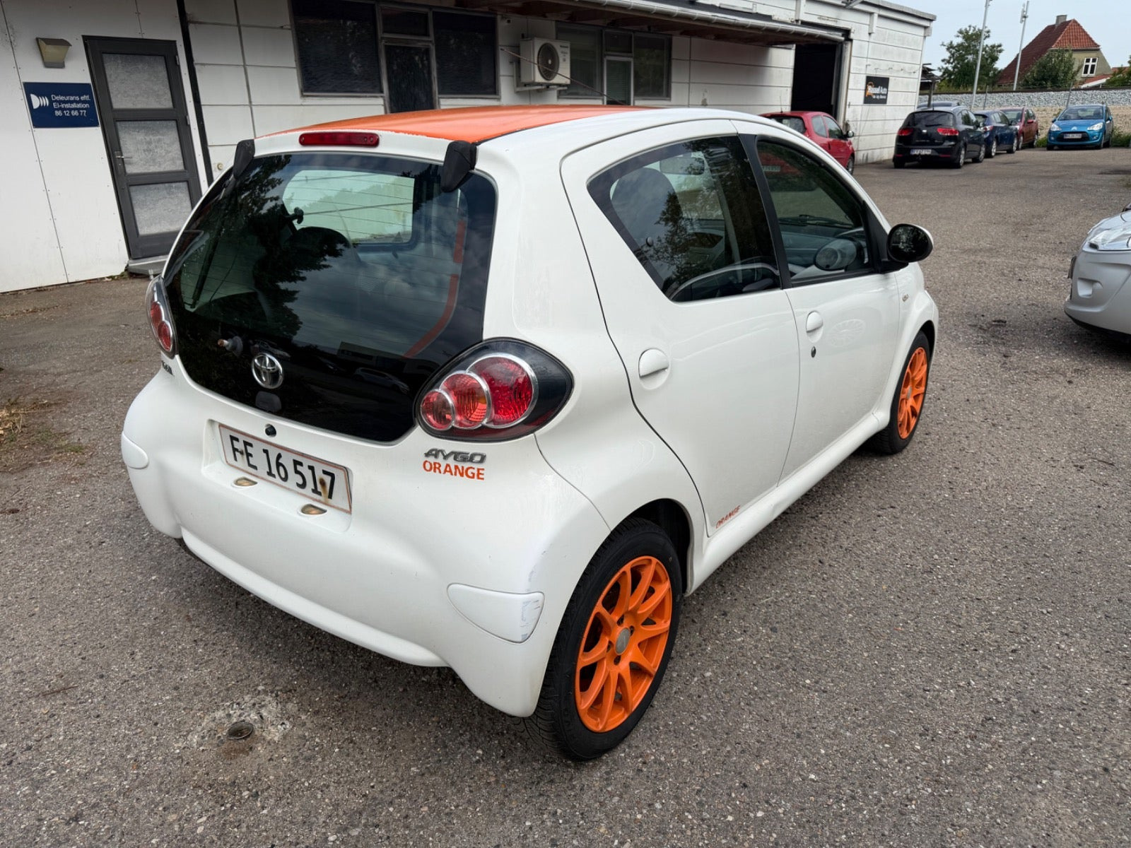 Grøn Toyota Aygo fra 2013