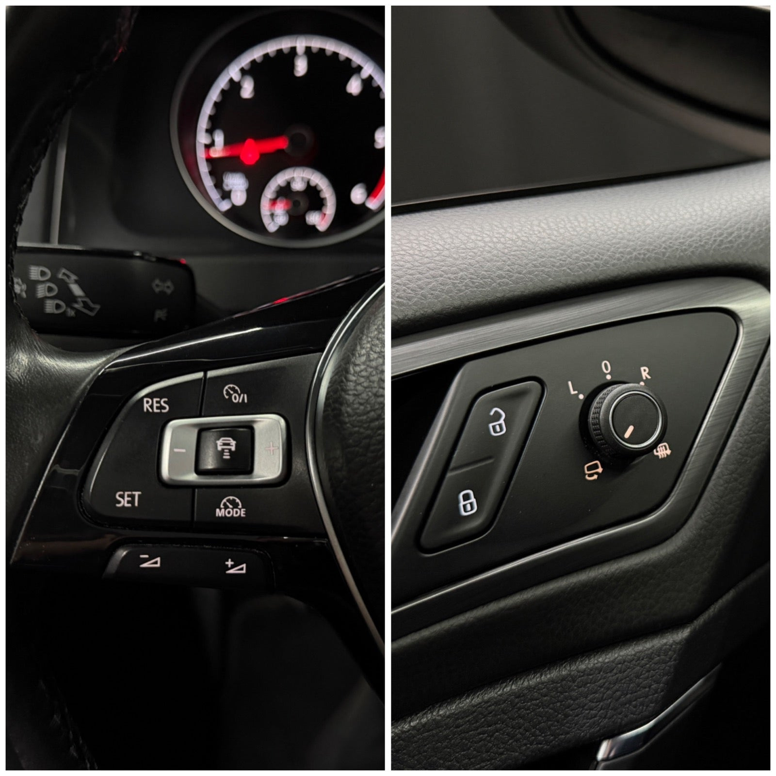 Sort VW Golf VII fra 2017
