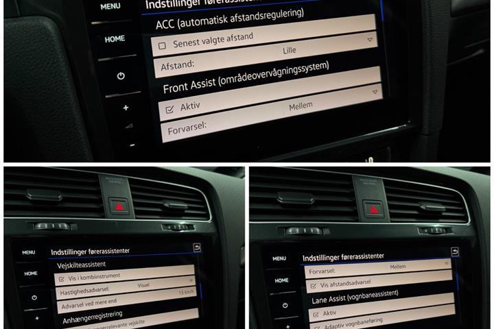 Sort VW Golf VII fra 2017