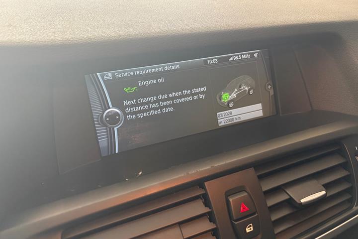 Sort BMW X3 fra 2011