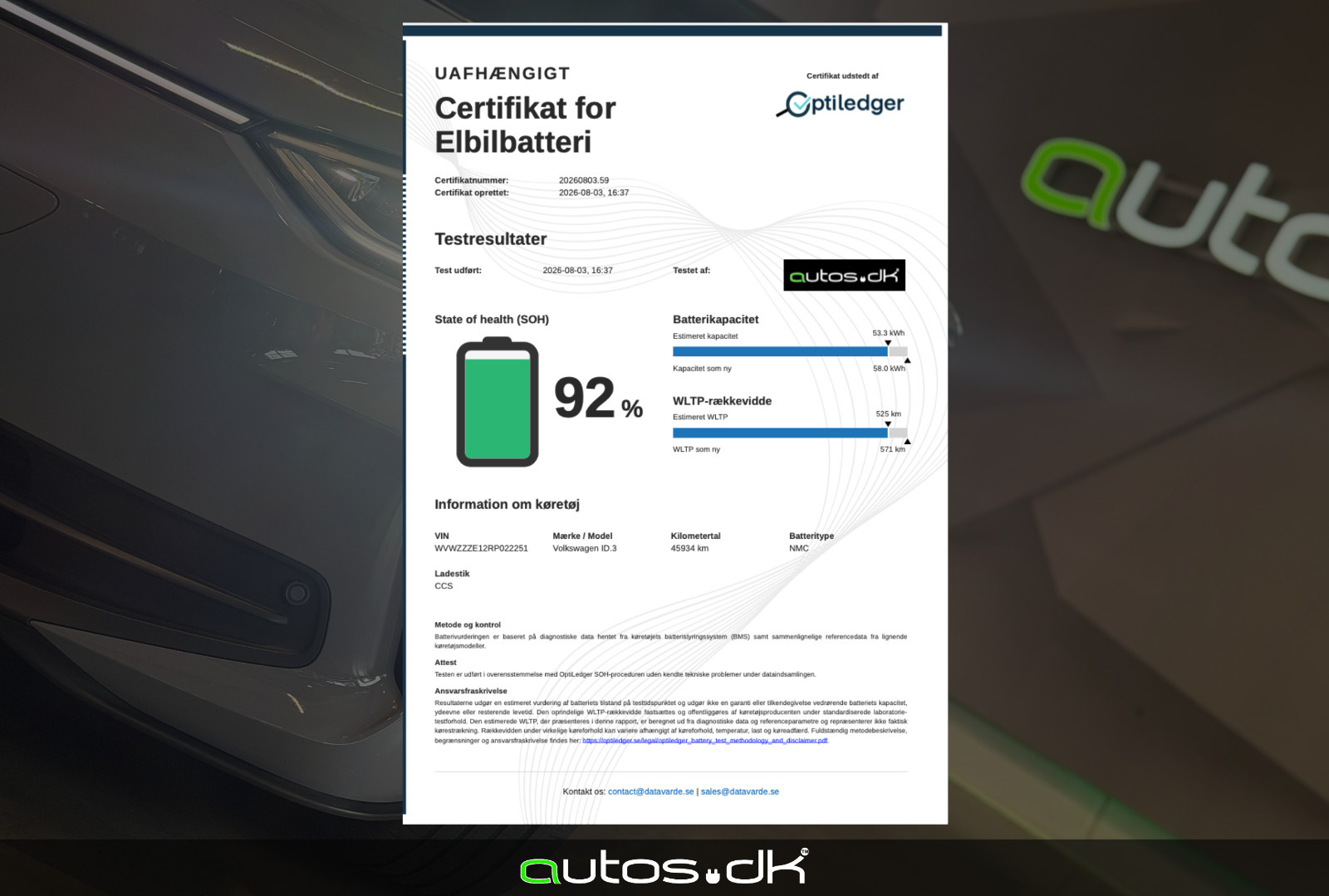Grå VW ID.3 fra 2024
