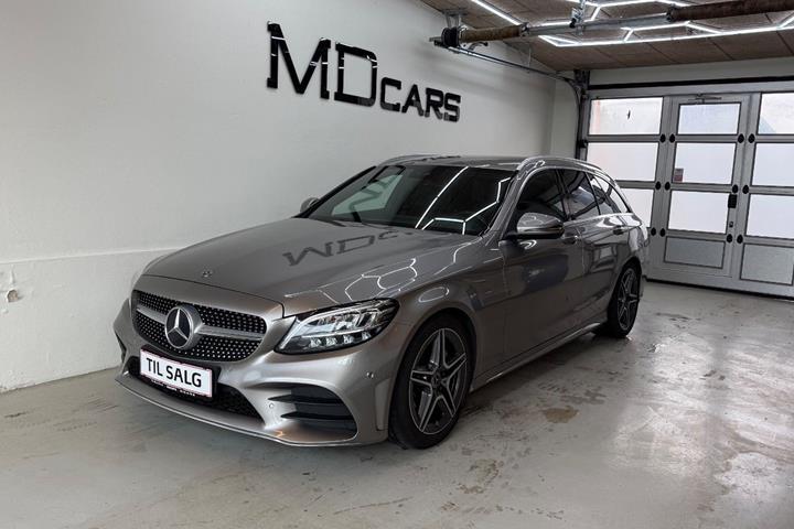 Orange Mercedes C220 d fra 2019
