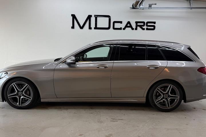 Orange Mercedes C220 d fra 2019