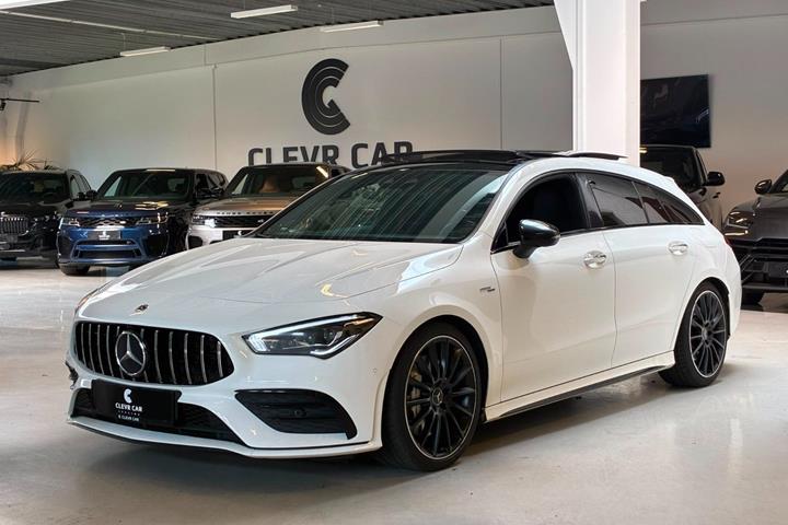 Hvid Mercedes CLA35 fra 2020