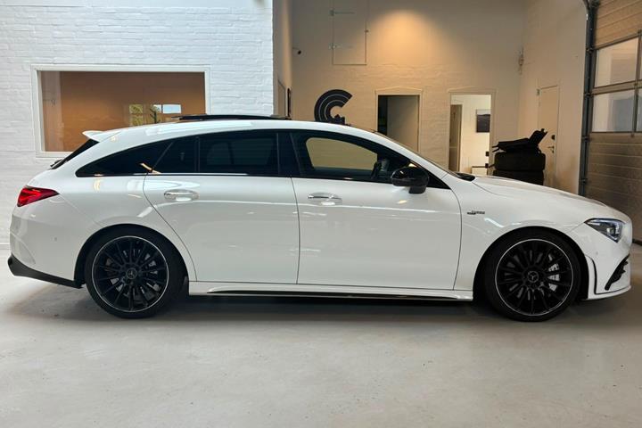 Hvid Mercedes CLA35 fra 2020