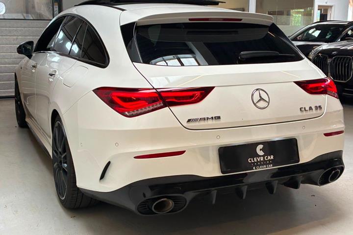 Hvid Mercedes CLA35 fra 2020