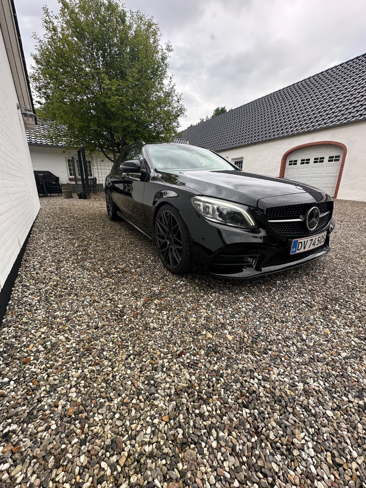 Sort Mercedes C220 d fra 2018
