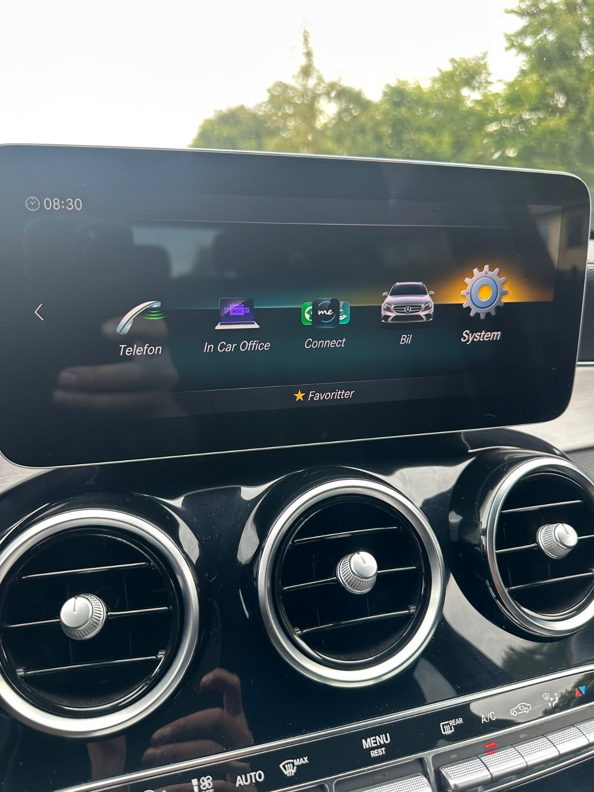 Sort Mercedes C220 d fra 2018