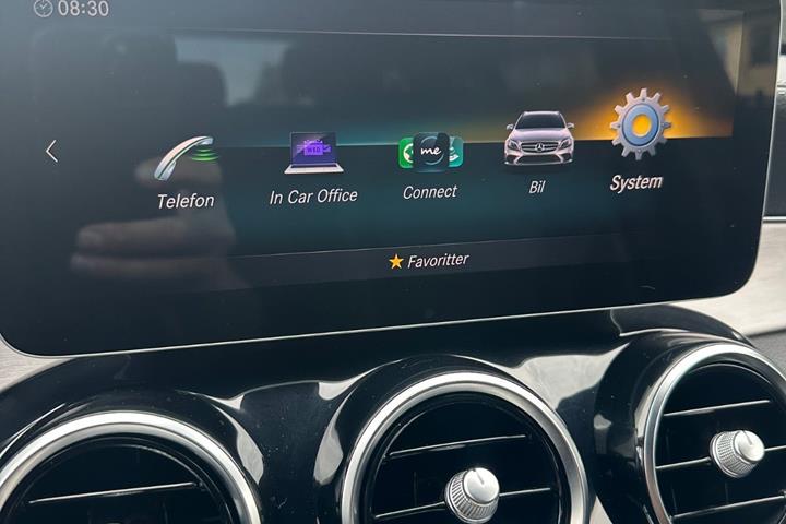 Sort Mercedes C220 d fra 2018