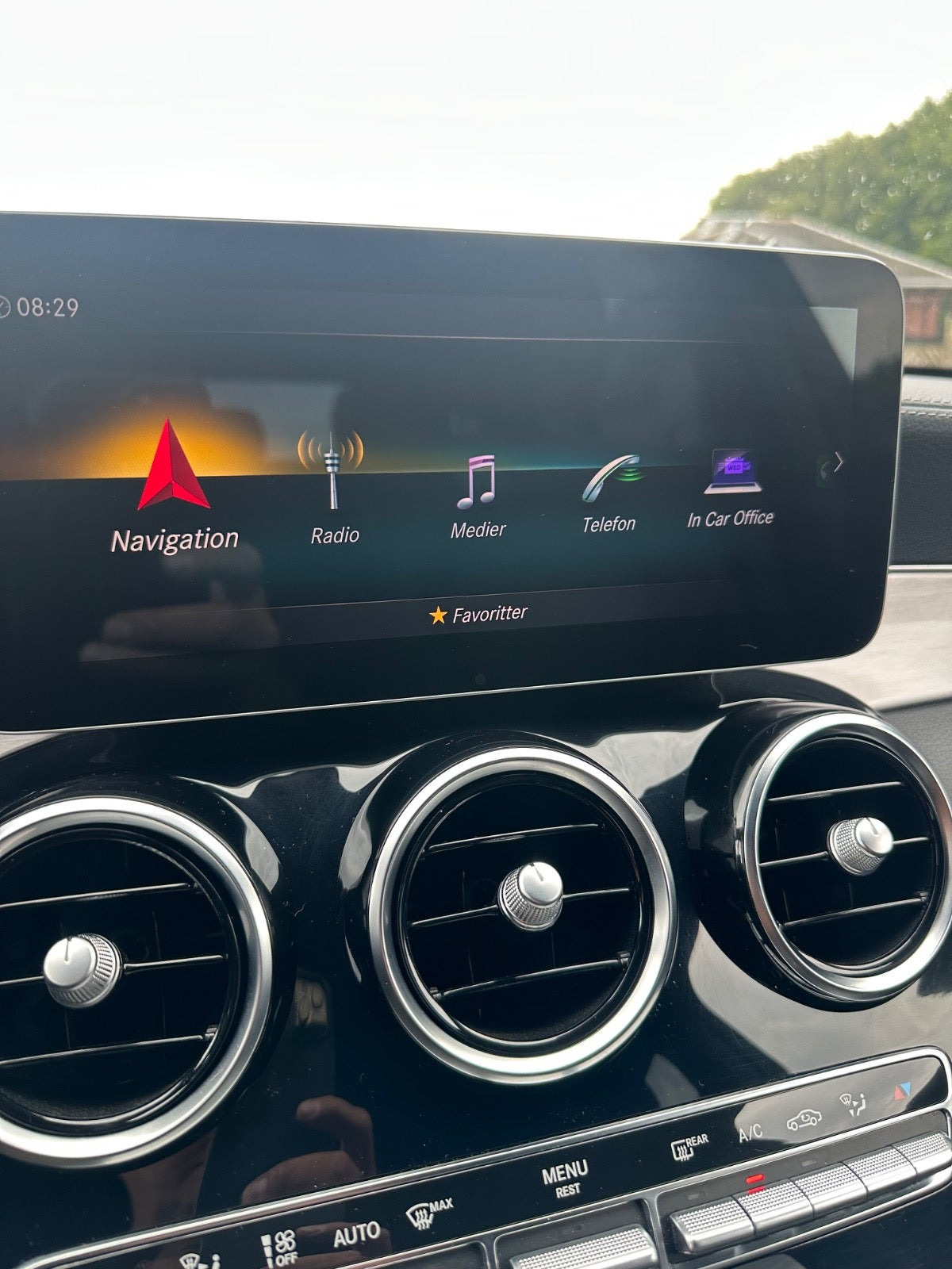 Sort Mercedes C220 d fra 2018