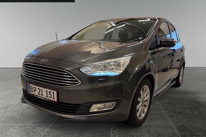 Grå Ford C-MAX fra 2017 set udefra